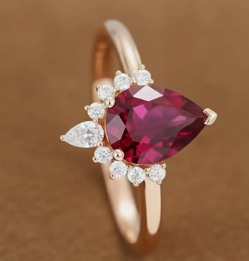 Pear Engagement Ring